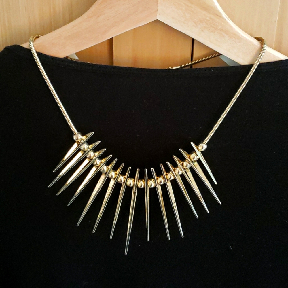 Cream and gold hinged enamel bracelet